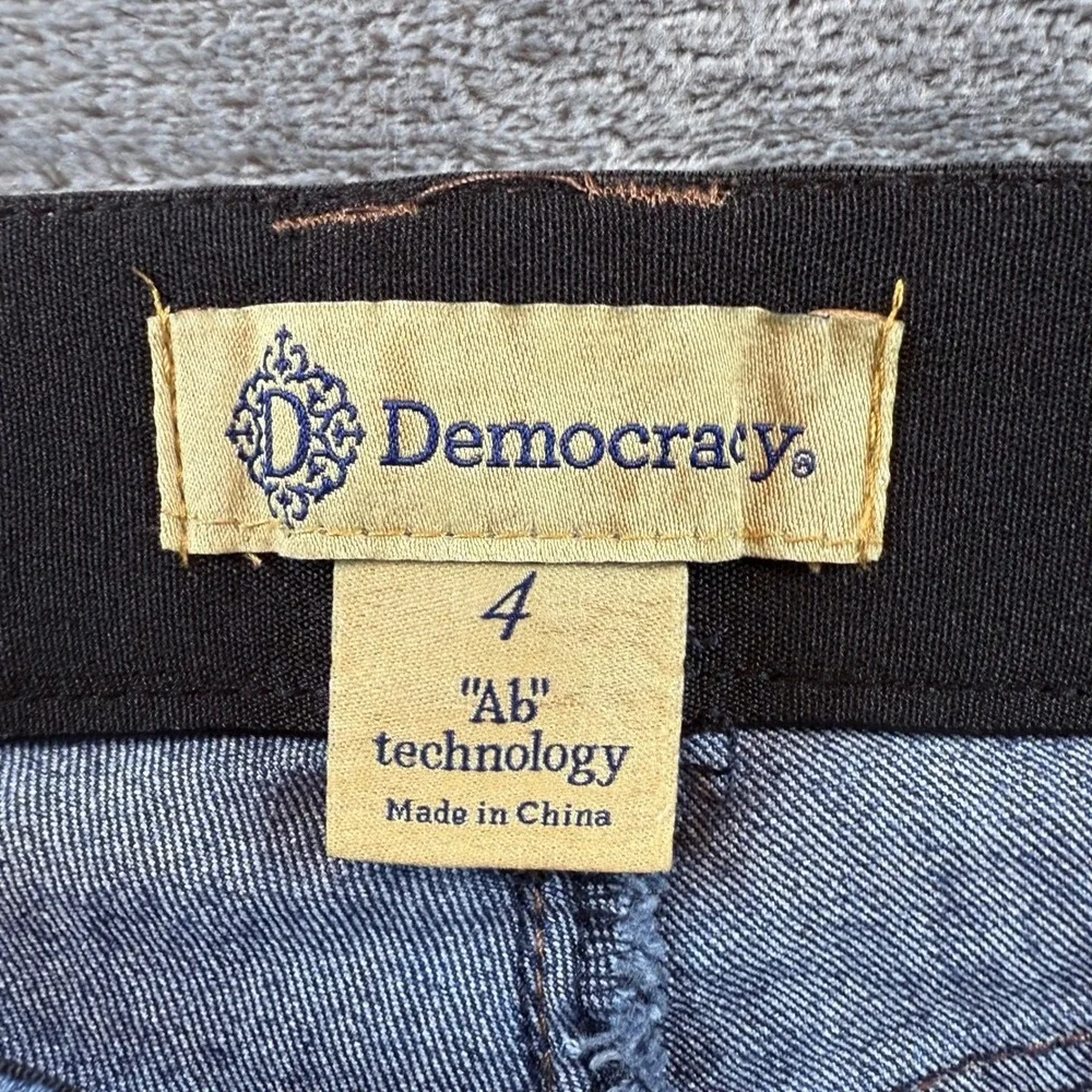 Democracy Ab Solution Skinny Jeans‎ Womens 4 Dark Wash Indigo BN1873BBL8 Denim